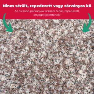 Brown star gránit - kőpárkány