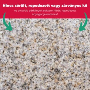 Yellow Rock gránit - kőpárkány