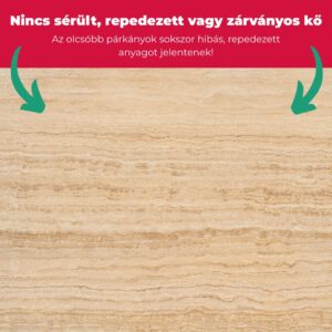 Római travertin mészkő - fedkő